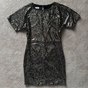 Sequin Gold Party Dress